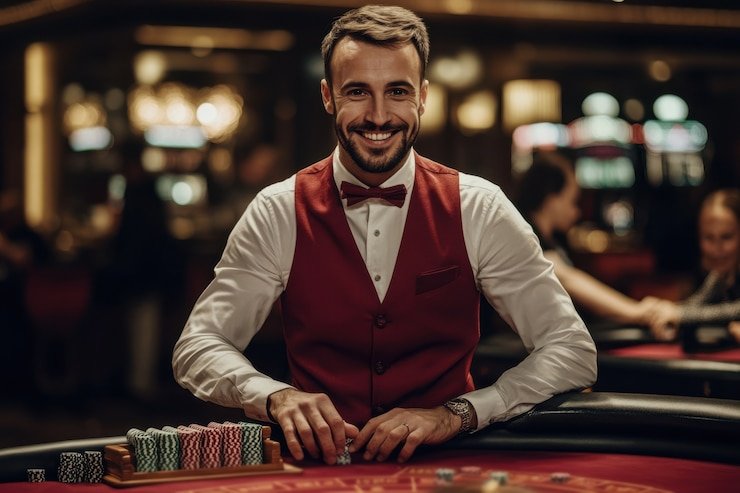 Dealer profesional bibit288 menyajikan Super Sic Bo dengan aliran video HD dari studio kasino